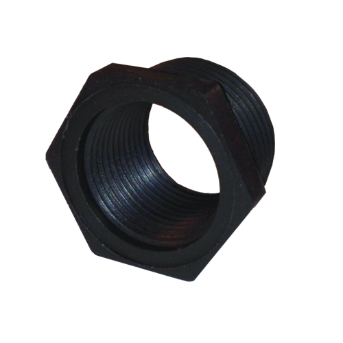 3/4" Female NPT x 1" Male NPT Black Nylon Adapter