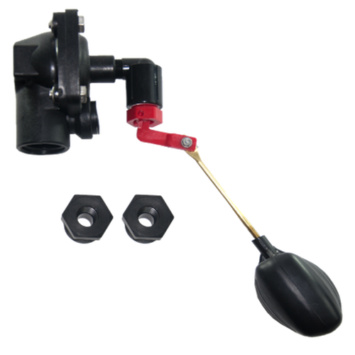 1" Float Valve with Pilot & 1/2" and 3/4" Adapter Bushings (NPT Female Thread)