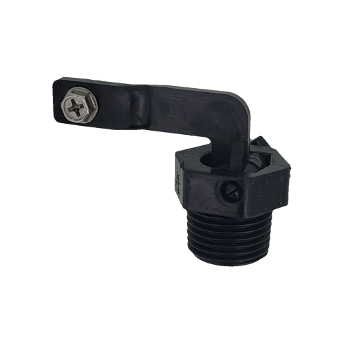 1/2" Black Plastic Pilot Valve with Bolt